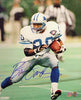 Barry Sanders Signed 16X20 Photo - Lions White Jersey